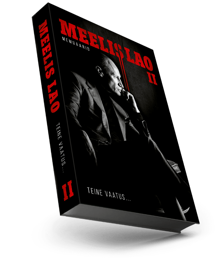 Raamatu „Meelis Lao. Memuaarid II – Teine vaatus“ kaas
